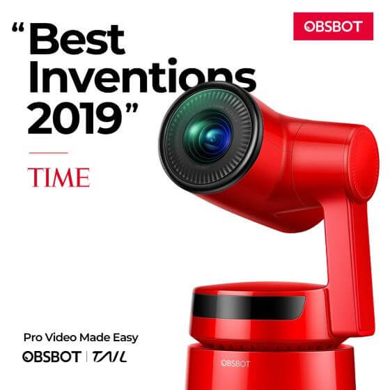 OBSBOT Tail won the TIME Best Innovations 2019