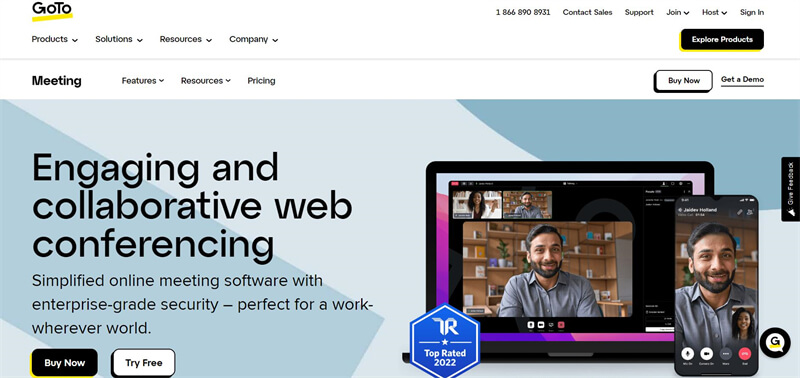 video conferencing software GoToMeeting